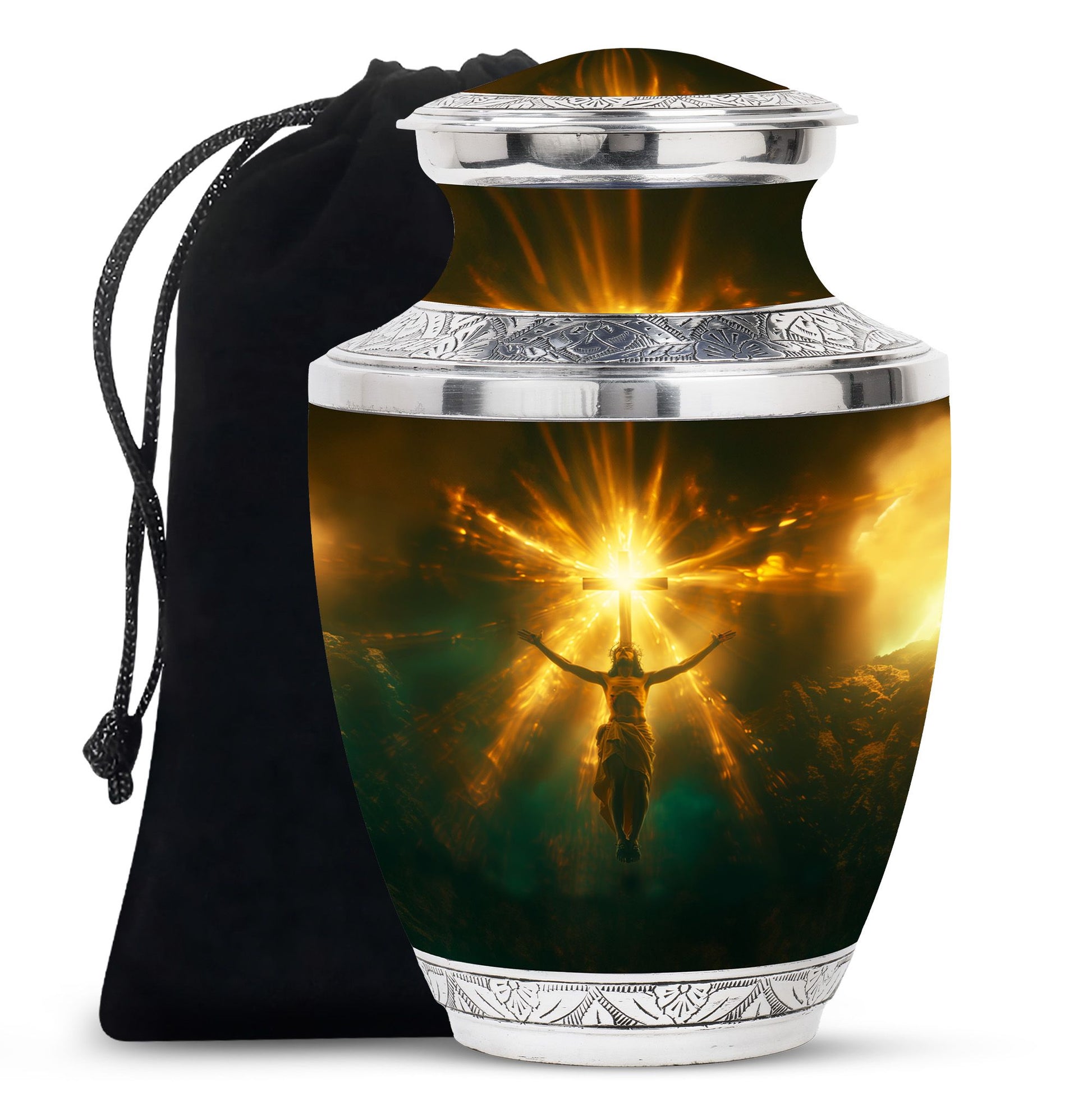 Jesus Small Ashes Urn Funeral, Ashes Cremation Urn For Ashes