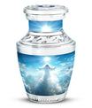 Jesus Small Ashes Keepsake Funeral, Ashes Cremation Urn