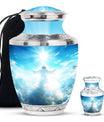 Jesus Small Ashes Keepsake Funeral, Ashes Cremation Urn