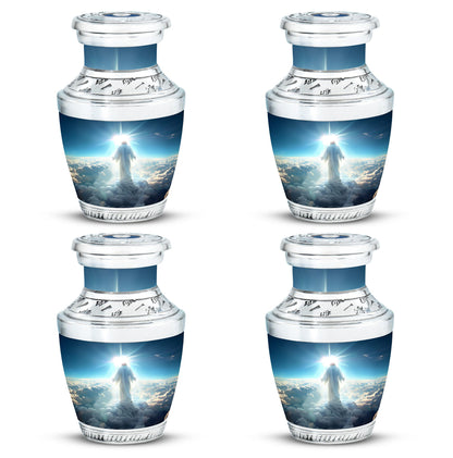 Personalized Religious Cremation Urn for Human Ashes - 10-inch, 200 cu in - Yatskia