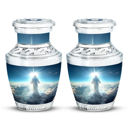 Personalized Religious Cremation Urn for Human Ashes - 10-inch, 200 cu in - Yatskia