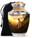 Jesus Small Urns For Women Human Ashes Funeral, Ashes Urn