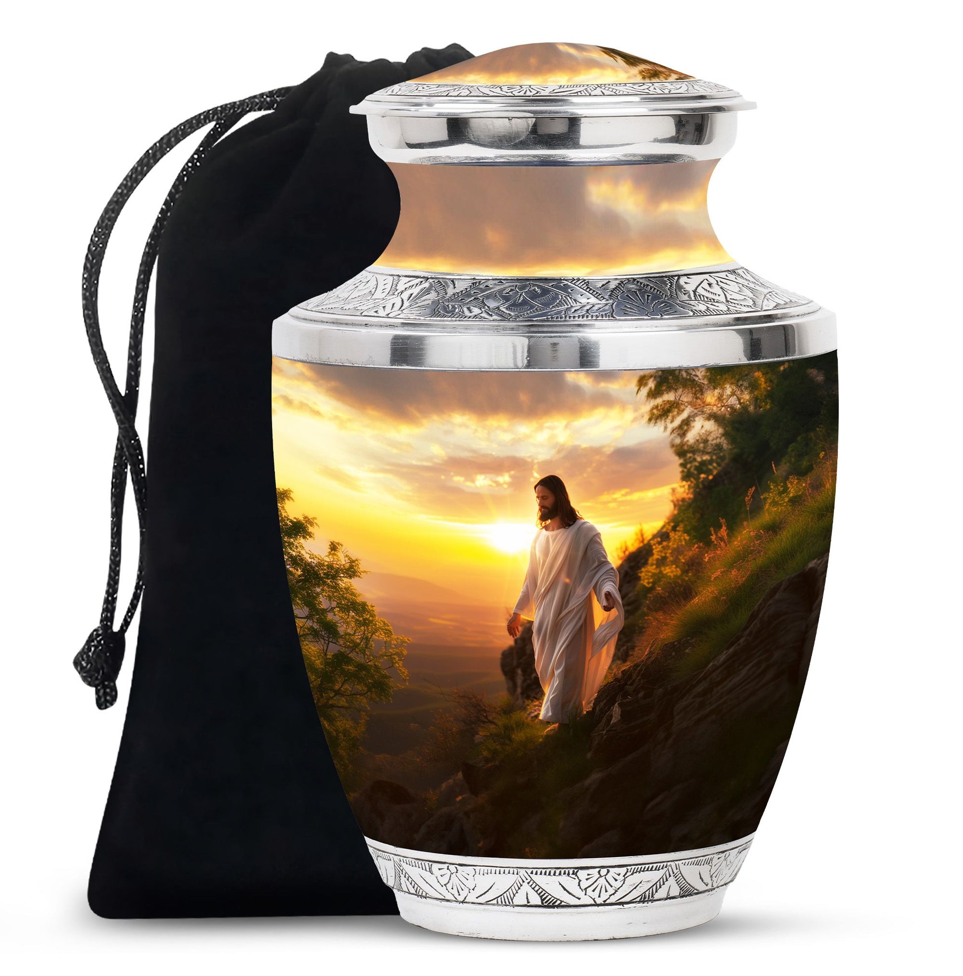 Jesus Small Urns For Women Human Ashes Funeral, Ashes Urn