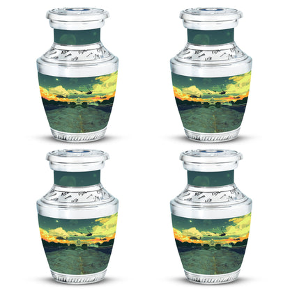 Personalized Military Cremation Urn for Human Ashes - 10-inch, 200 cu in - Yatskia