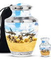 Military Urn For Human Ashes Keepsake Funeral, Ashes Urn