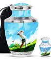 Golf Mini Urns For Human Ashes Funeral, Ashes Cremation Urn For Ashes