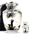 Golf Cremation Urns For Human Ashes - Urn Keepsake Combo Set