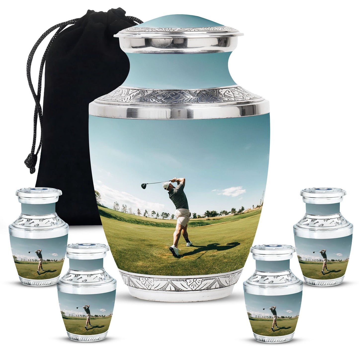 Golf Cremation Urns For Human Ashes - Burial Urns For Ashes