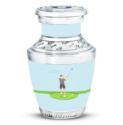 Personalized Golf Cremation Urn for Human Ashes - 10-inch, 200 cu in - Yatskia