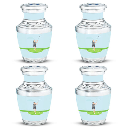 Personalized Golf Cremation Urn for Human Ashes - 10-inch, 200 cu in - Yatskia