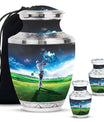 Golf Small Urn For Ashes For Women Funeral, Ashes Memorial Urn
