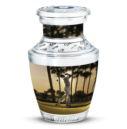 Personalized Golf Cremation Urn for Mom - 10-inch, 200 cu in - Yatskia