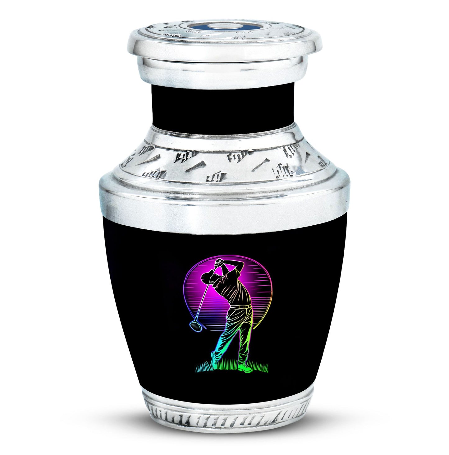 Personalized Golf Cremation Urn for Adult - 10-inch, 200 cu in - Yatskia