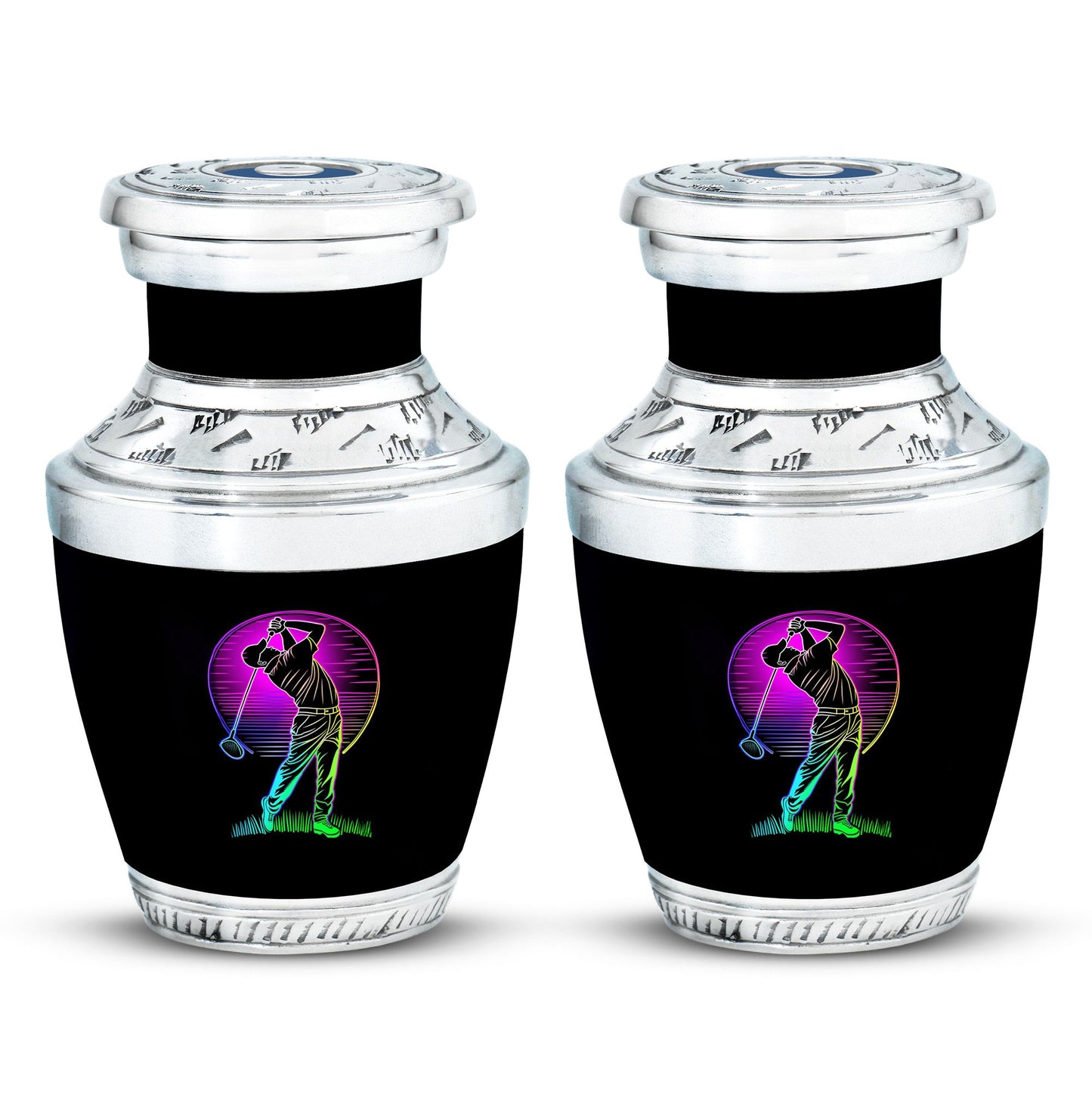Personalized Golf Cremation Urn for Adult - 10-inch, 200 cu in - Yatskia