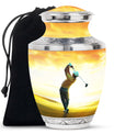 Golf Little Urns For Human Ashes Funeral, Ashes Memorial Urn