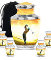 Golf Little Urns For Human Ashes Funeral, Ashes Memorial Urn