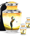 Golf Little Urns For Human Ashes Funeral, Ashes Memorial Urn