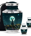White Bunny Moon Small Urns For Ashes Large Funeral, Ashes Urn