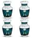 White Bunny Moon Funeral Urn For Adults Funeral, Ashes Urn For Ashes