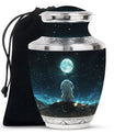 White Bunny Moon Women Funeral - Cremation Urns For Ashes For Women