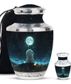 White Bunny Moon Women Funeral - Cremation Urns For Ashes For Women