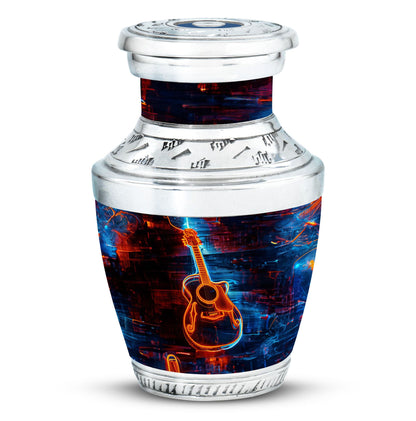 Personalized Guitar Cremation Urn for Human Ashes - 10-inch, 200 cu in - Yatskia
