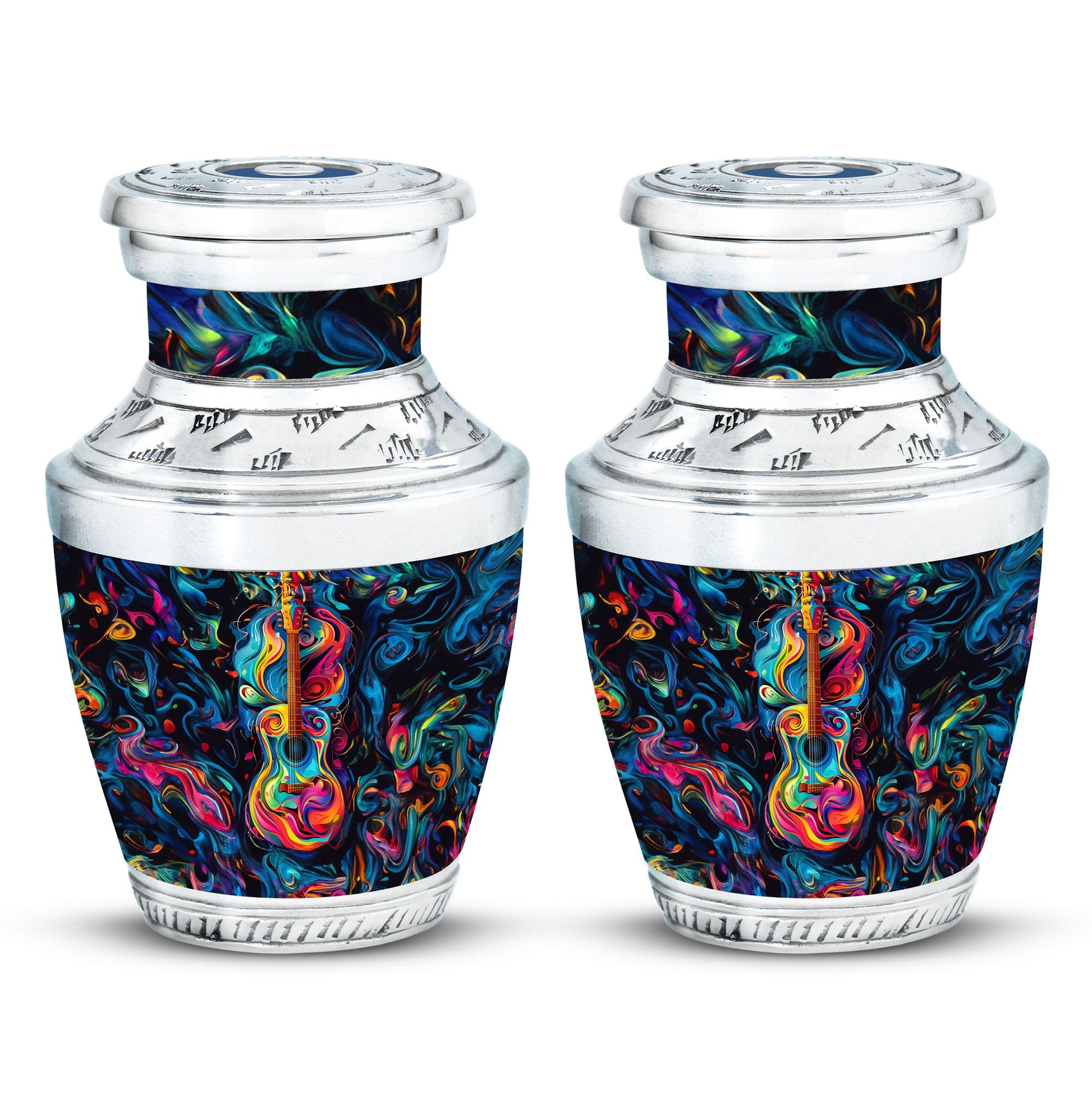 Guitar Urn For Human Ashes - Burial Urns For Men & Women
