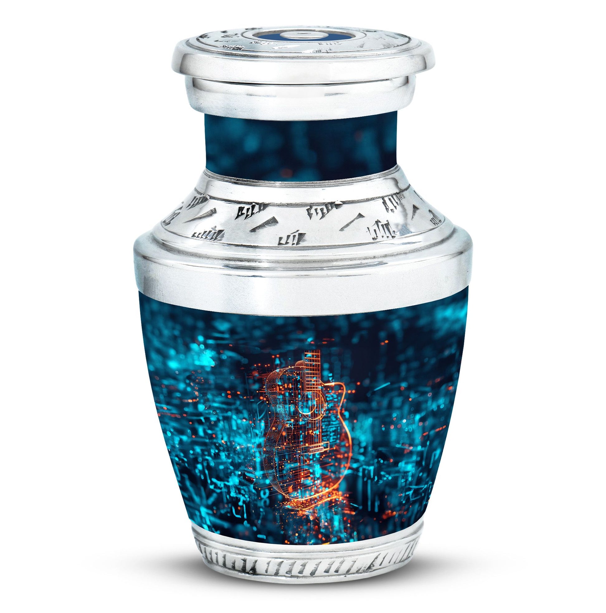 Guitar Urn For Human Ashes Keepsake Funeral, Ashes Cremation Urn