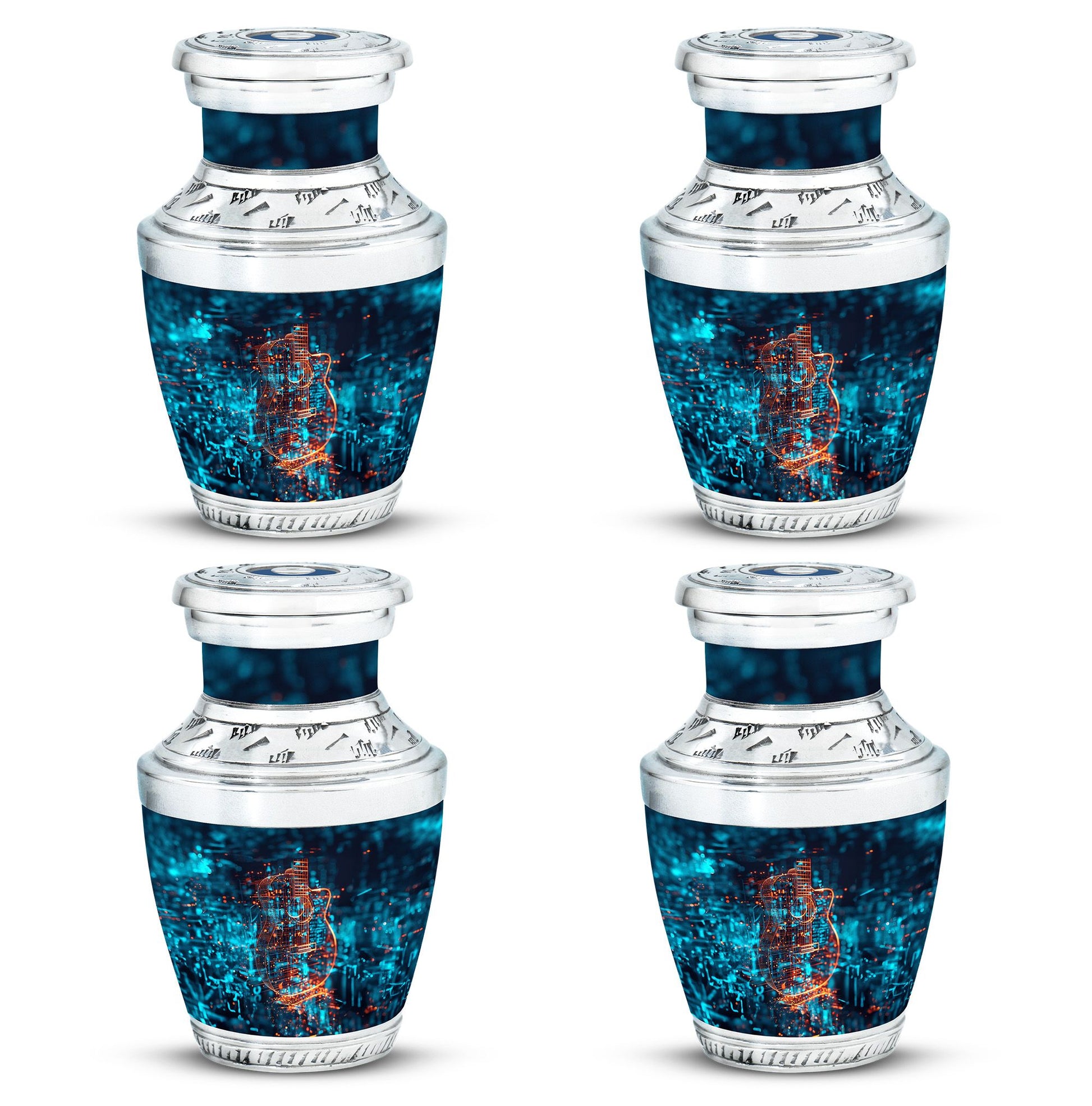 Guitar Urn For Human Ashes Keepsake Funeral, Ashes Cremation Urn