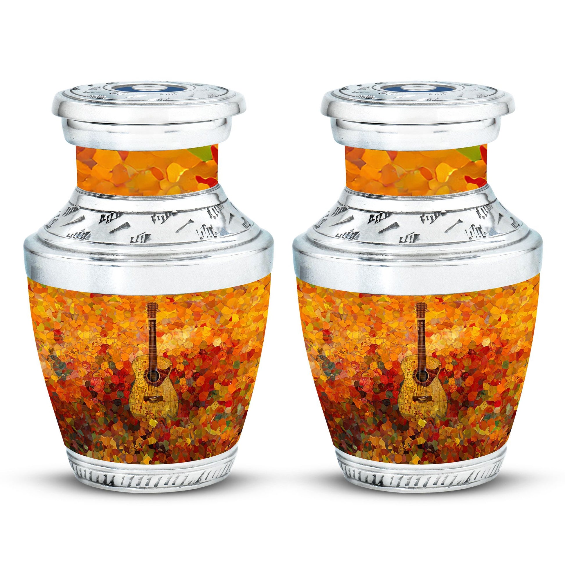 Guitar Cremation Urns For Human Ashes Funeral, Ashes Urn