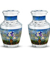 Stained Glass Urns For Human Ashes Large Funeral, Ashes Urn For Ashes