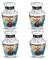 Stained Glass Cremation Urns Large & Small Combo - Funeral Urns For Man