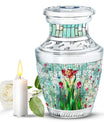 Stained Glass Cool Urns For Ashes - Funeral Urns For Man and Women