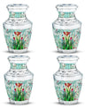 Stained Glass Cool Urns For Ashes - Funeral Urns For Man and Women