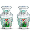 Stained Glass Cool Urns For Ashes - Funeral Urns For Man and Women