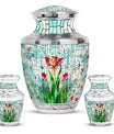 Stained Glass Cool Urns For Ashes - Funeral Urns For Man and Women
