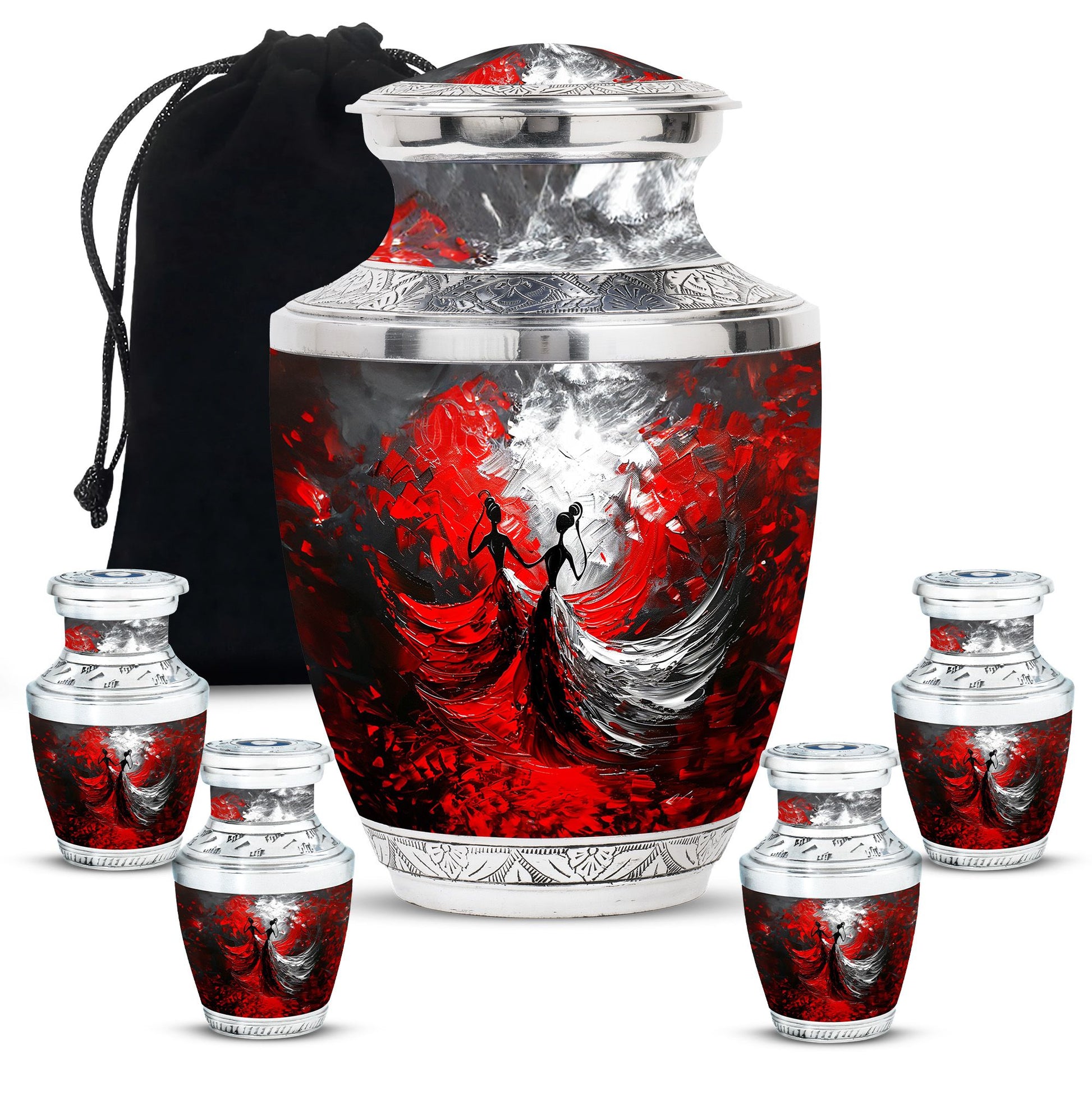 Dancing Mini Urns For Ashes Funeral, Ashes Cremation Urn