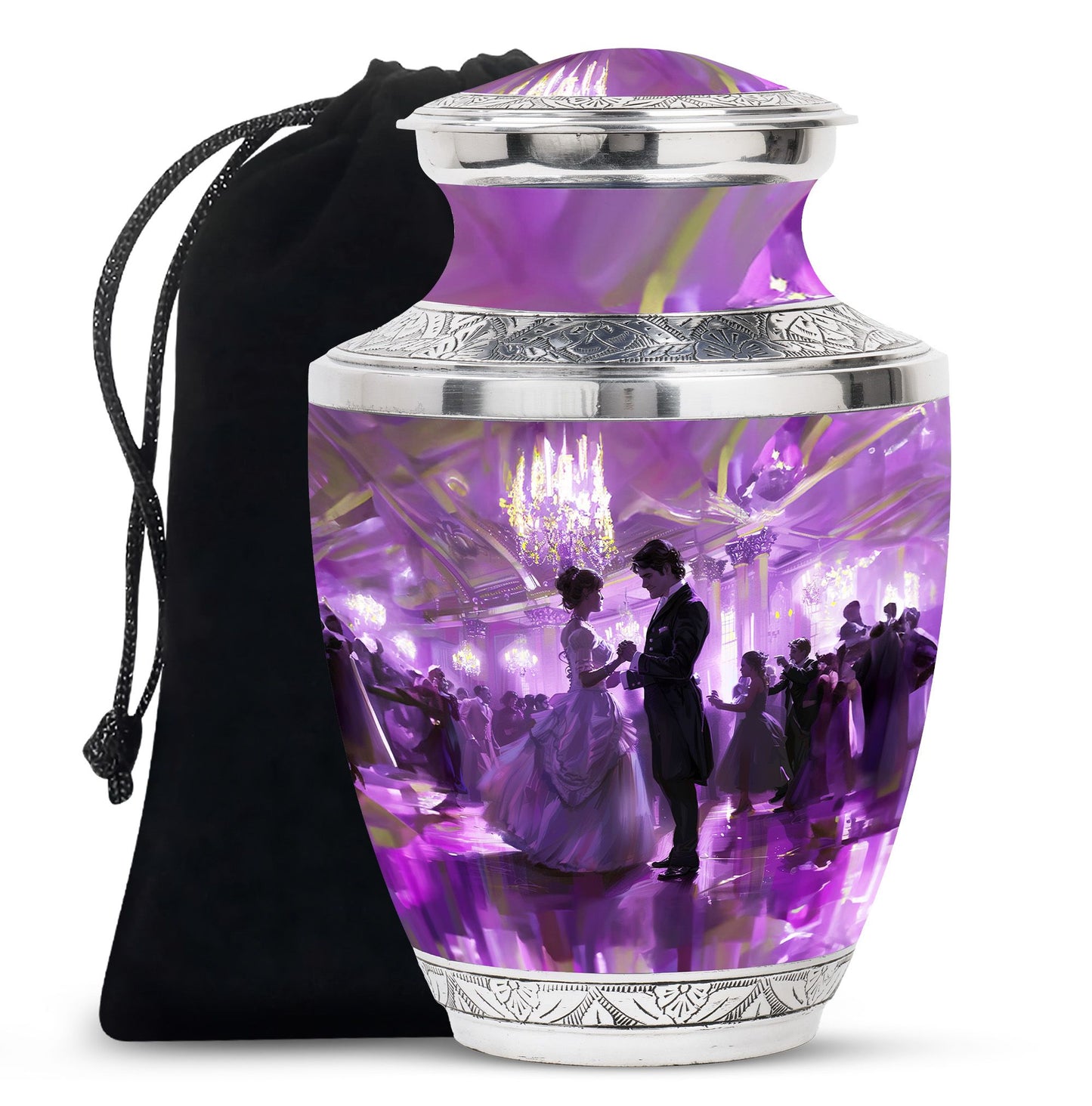 Personalized Dancer Memorial Urn for Human Ashes - 10-inch, 200 cu in - Yatskia