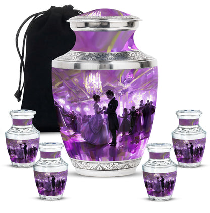 Personalized Dancer Memorial Urn for Human Ashes - 10-inch, 200 cu in - Yatskia