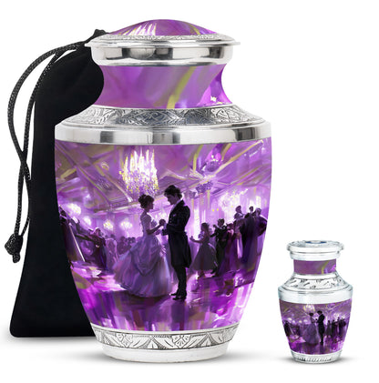 Personalized Dancer Memorial Urn for Human Ashes - 10-inch, 200 cu in - Yatskia