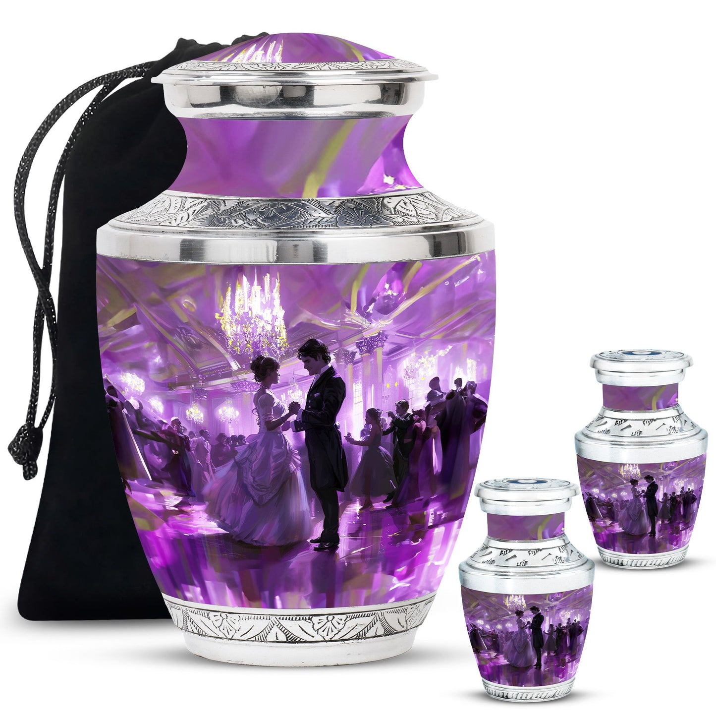 Personalized Dancer Memorial Urn for Human Ashes - 10-inch, 200 cu in - Yatskia