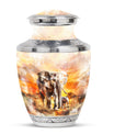 Elephant Family Urns For Human Ashes Adult Funeral, Ashes Urn