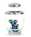 Elephant Family Burial Urn For Adult Ashes Large Funeral, Ashes Urn