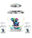 Elephant Family Burial Urn For Adult Ashes Large Funeral, Ashes Urn