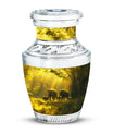 Elephant Family Cremation Urns For Human Ashes - Mini Urn Set For Ashes