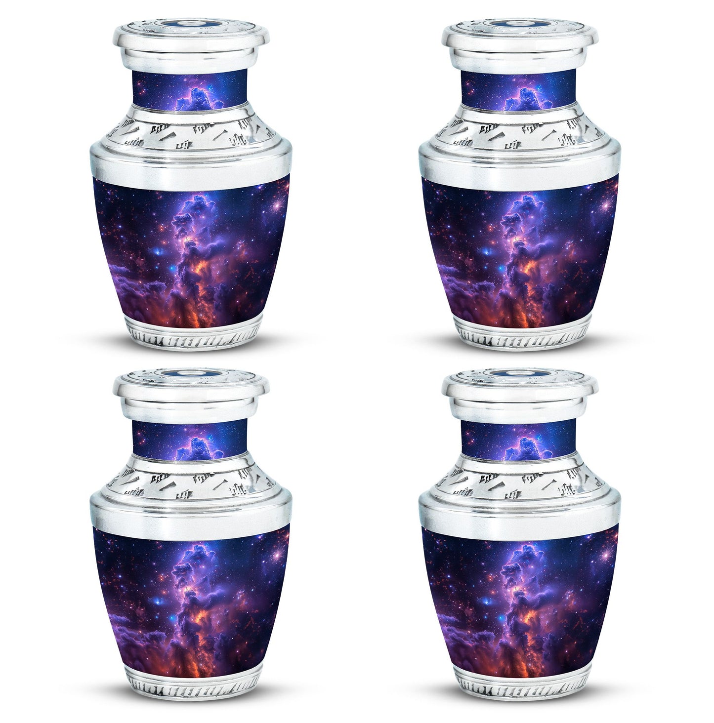 Personalized Galaxy Cremation Urn for Human Ashes - 10-inch, 200 cu in - Yatskia