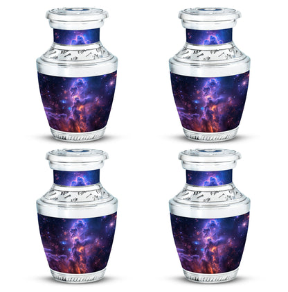 Personalized Galaxy Cremation Urn for Human Ashes - 10-inch, 200 cu in - Yatskia