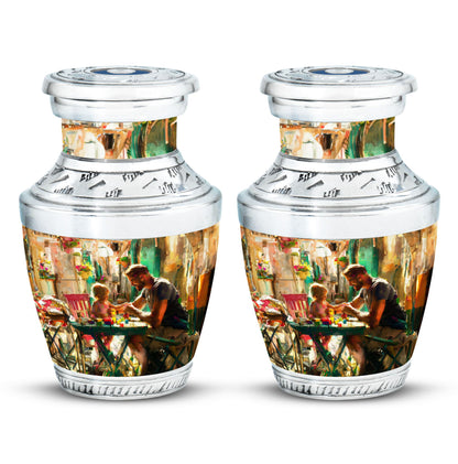 Personalized Father Keepsake Urn for Dad - 10-inch, 200 cu in - Yatskia