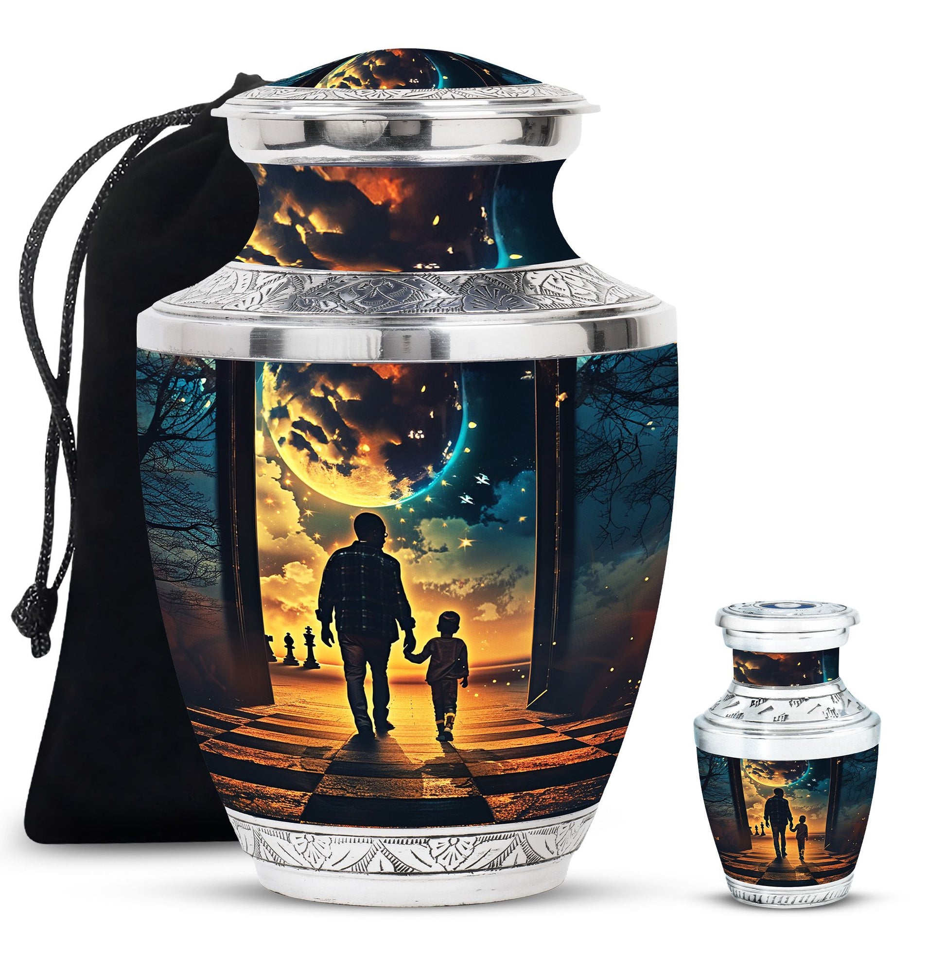 Father Urn For Ashes Adult Male Small Funeral, Ashes Urn For Ashes