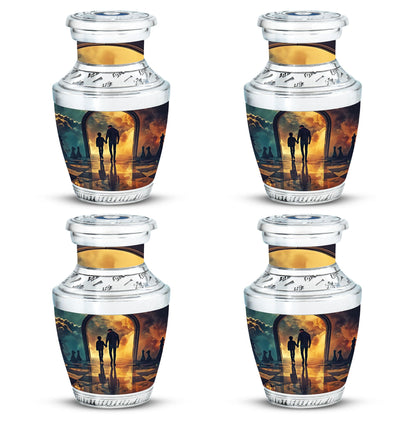 Personalized Father Cremation Urn for Human Ashes - 10-inch, 200 cu in - Yatskia